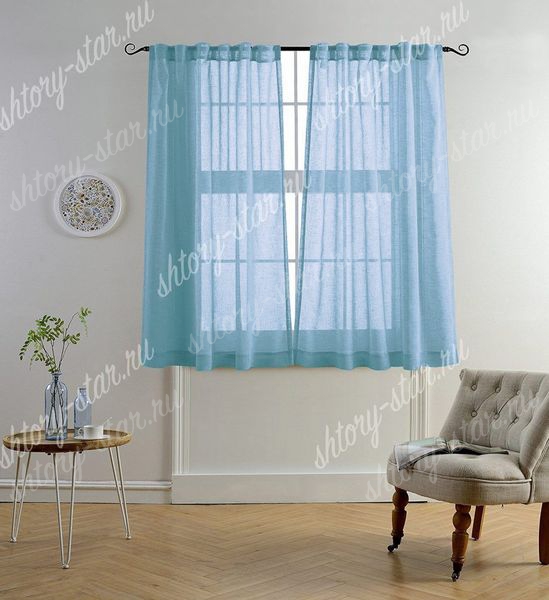 Короткий тюль на кухню арт - 3 Короткий тюль на кухню арт - 3