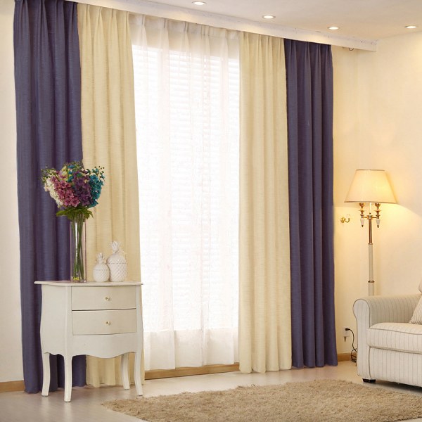 асиметричные шторы для дома